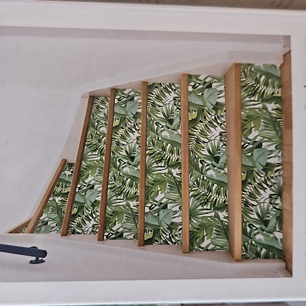 WALL POPS peel and stick wallpaper palm leaves ๐ - Picture 8 of 15